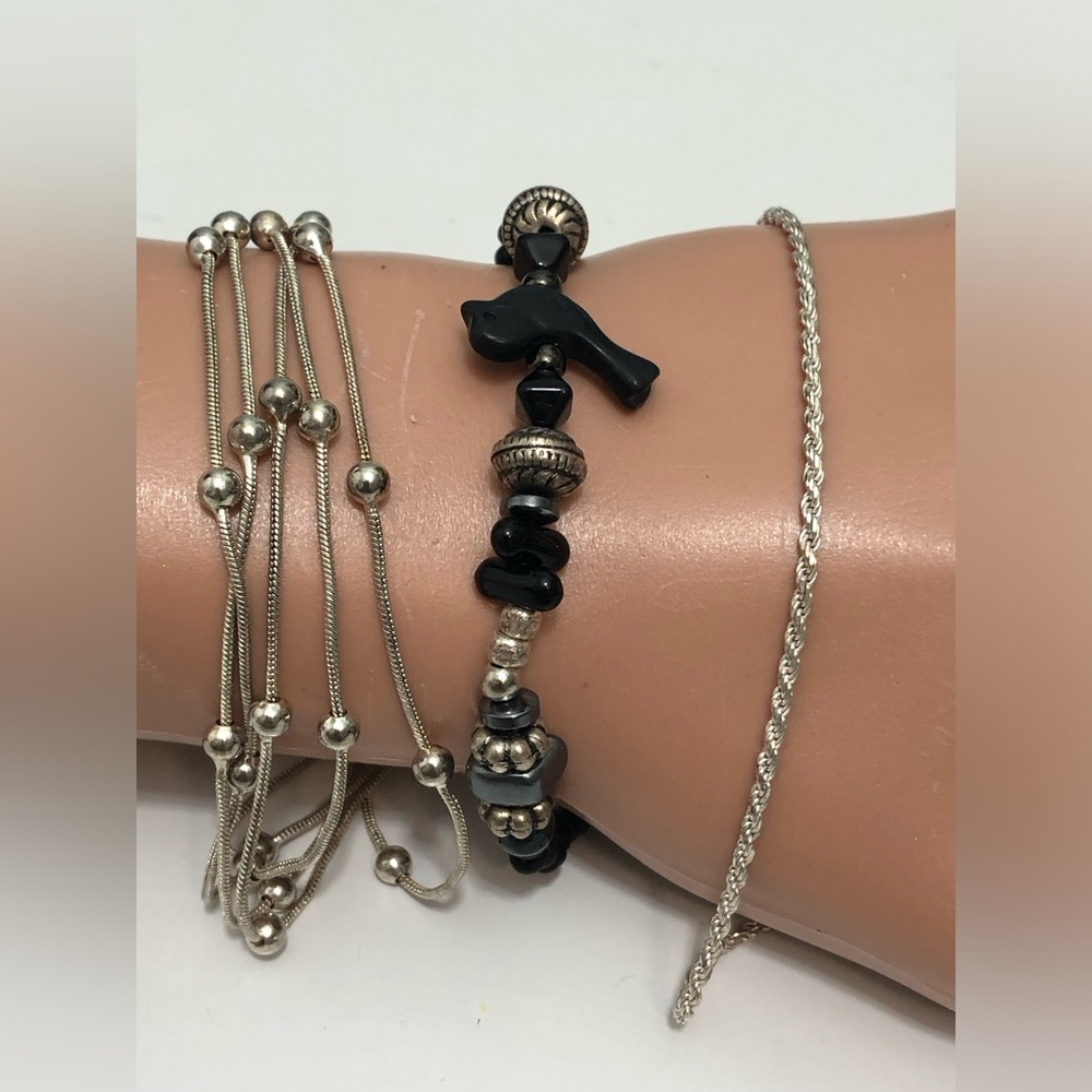 Sterling silver bracelet  Lot Of Jewelry